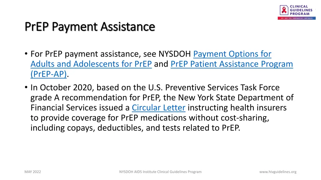 prep prep payment assistance payment assistance