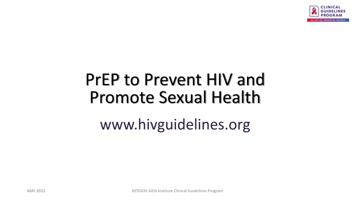 prep to prevent hiv and promote sexual health