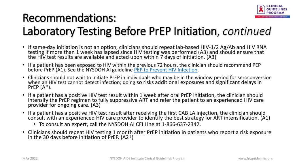 recommendations recommendations laboratory 1