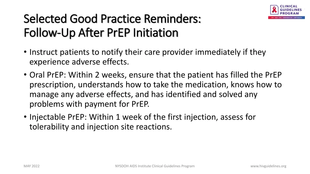 selected good practice reminders selected good 1