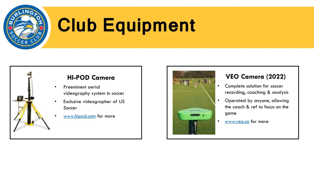 club equipment