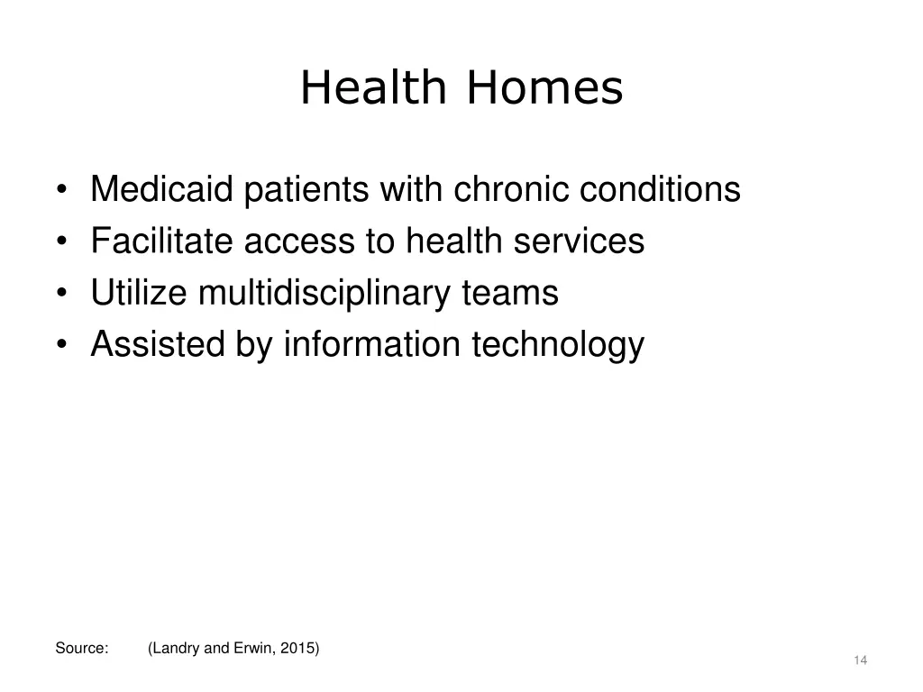 health homes