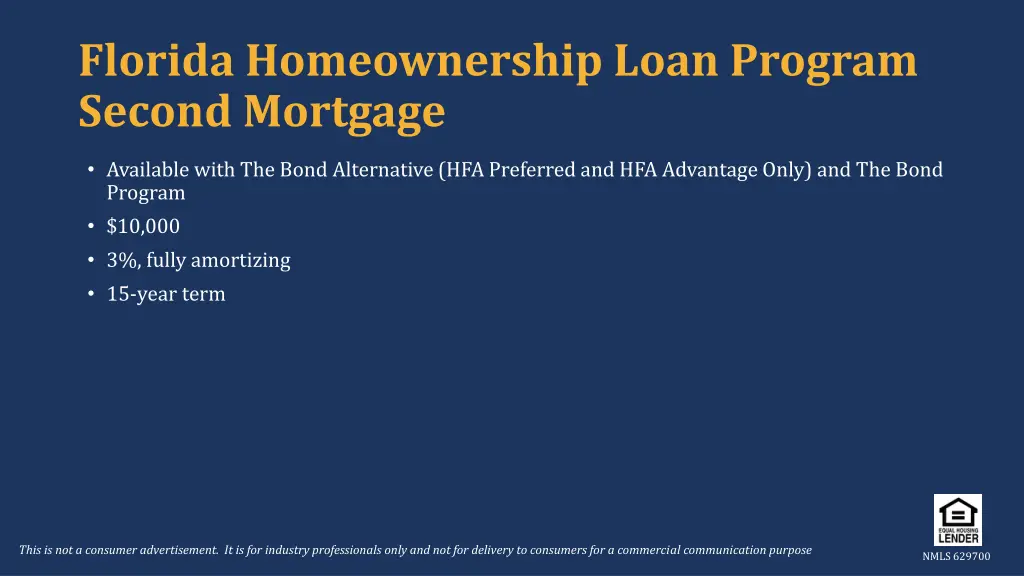 florida homeownership loan program second mortgage