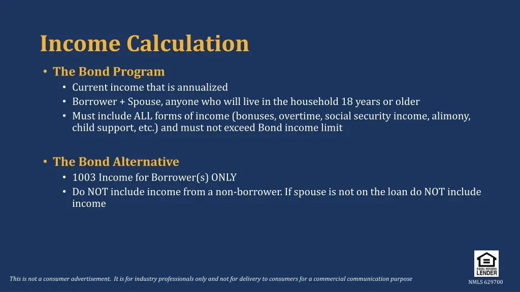 income calculation