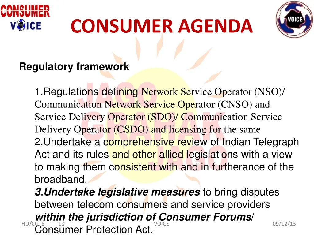 consumer agenda 4