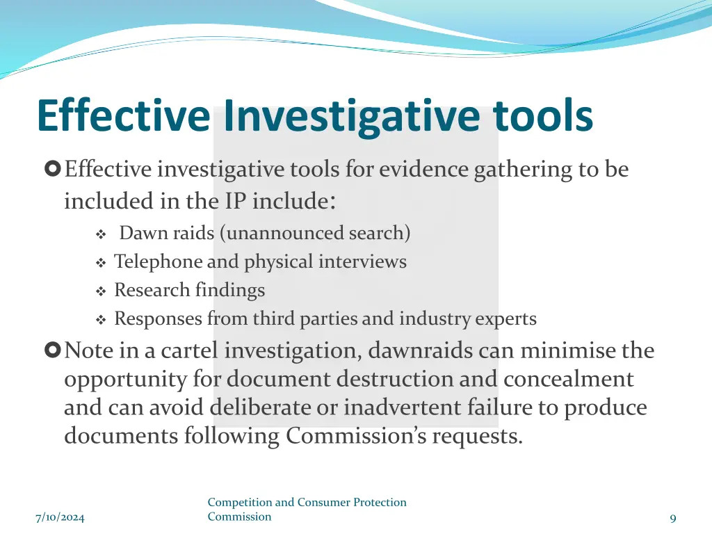 effective investigative tools