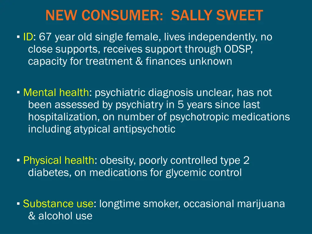 new consumer sally sweet