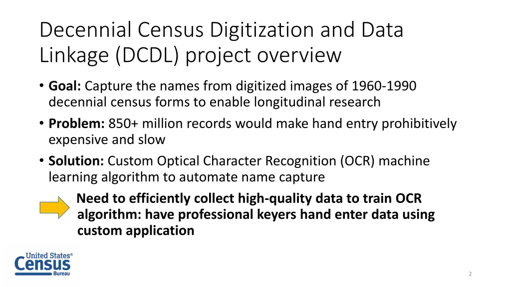 decennial census digitization and data linkage