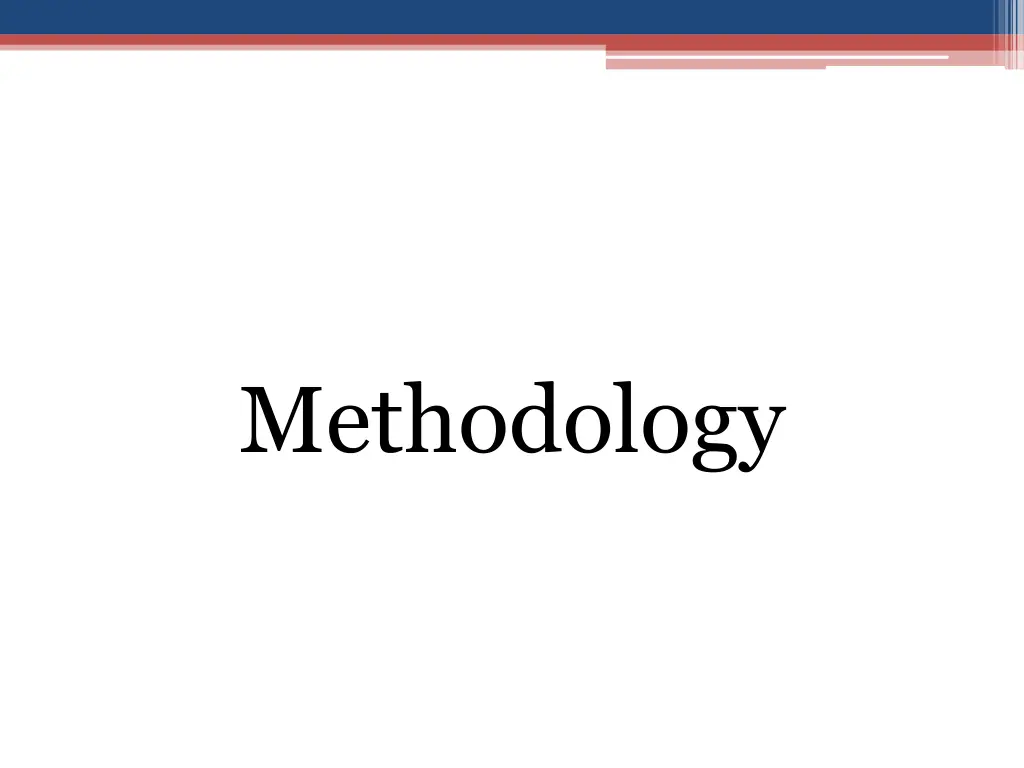 methodology