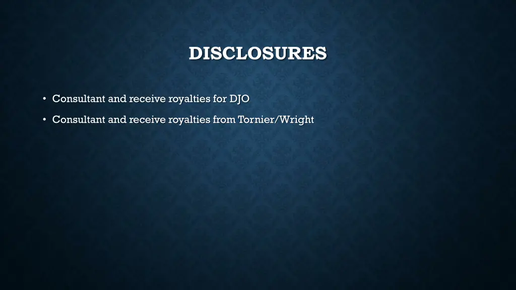 disclosures