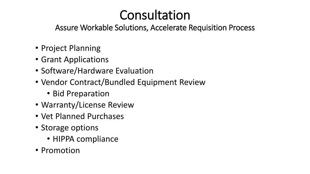 consultation consultation solutions accelerate