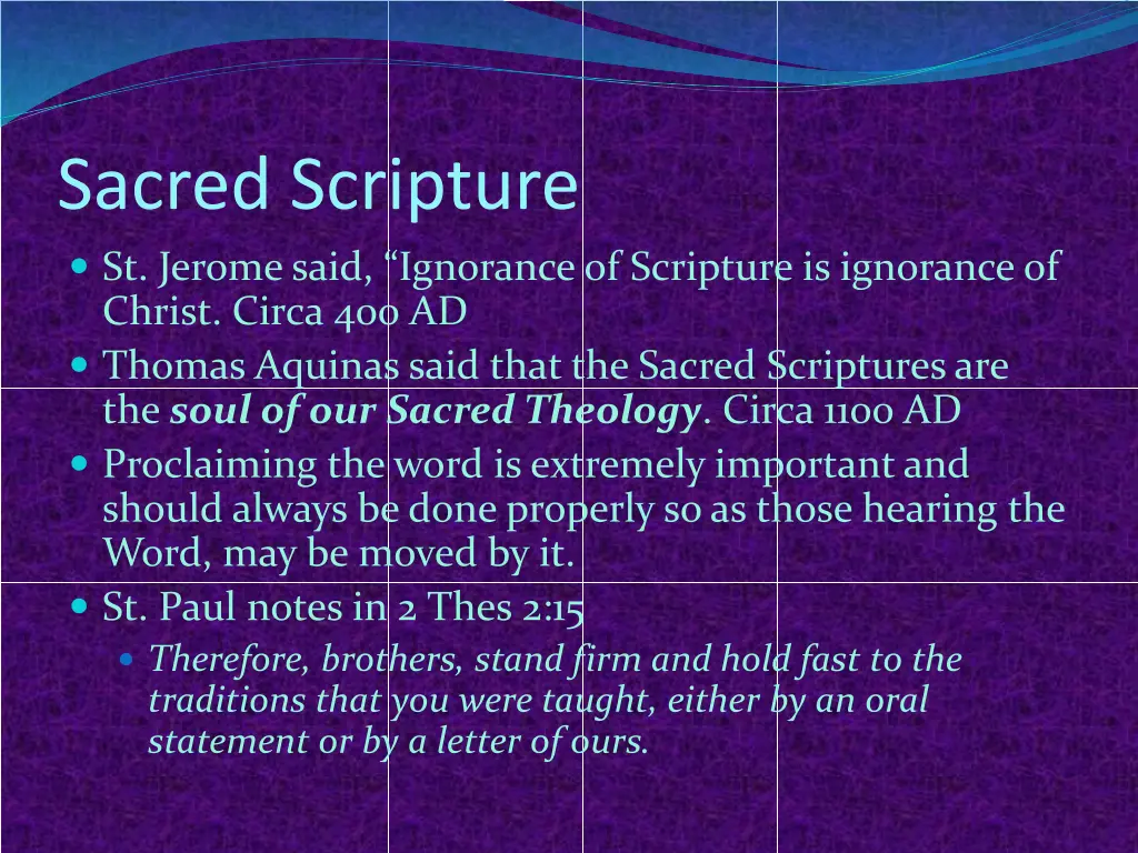 sacred scripture st jerome said ignorance