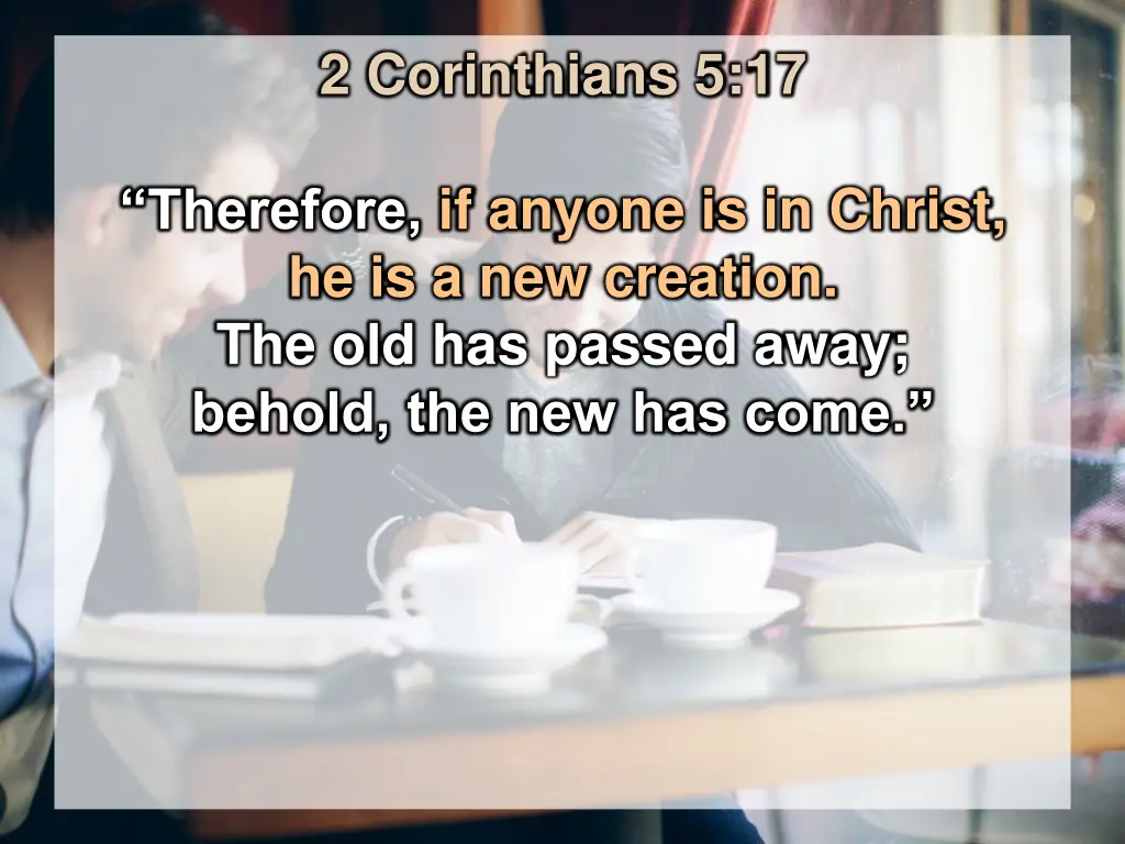 2 corinthians 5 17