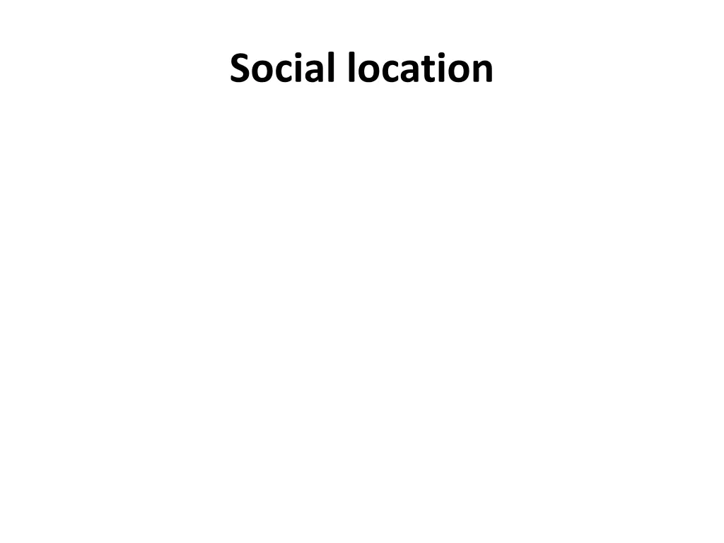 social location