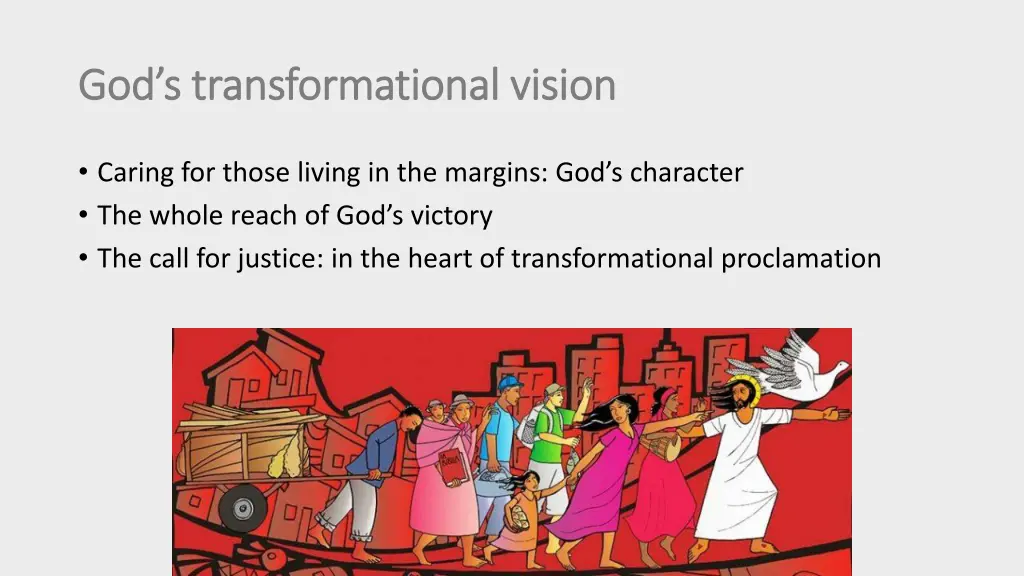 god s transformational vision