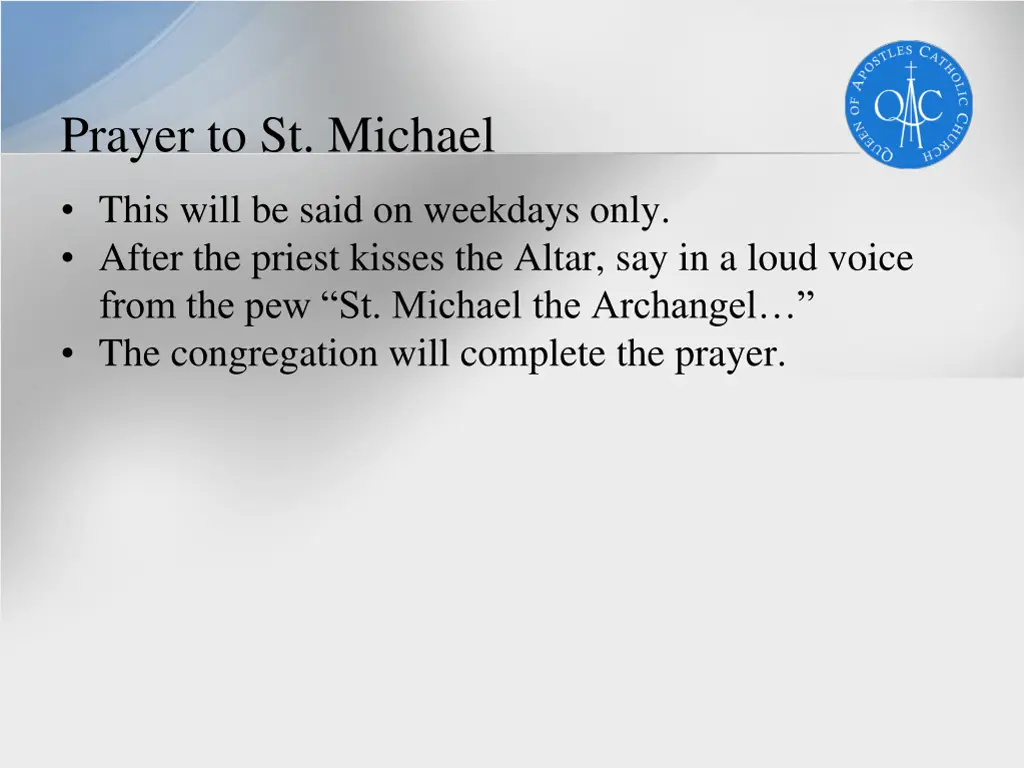 prayer to st michael