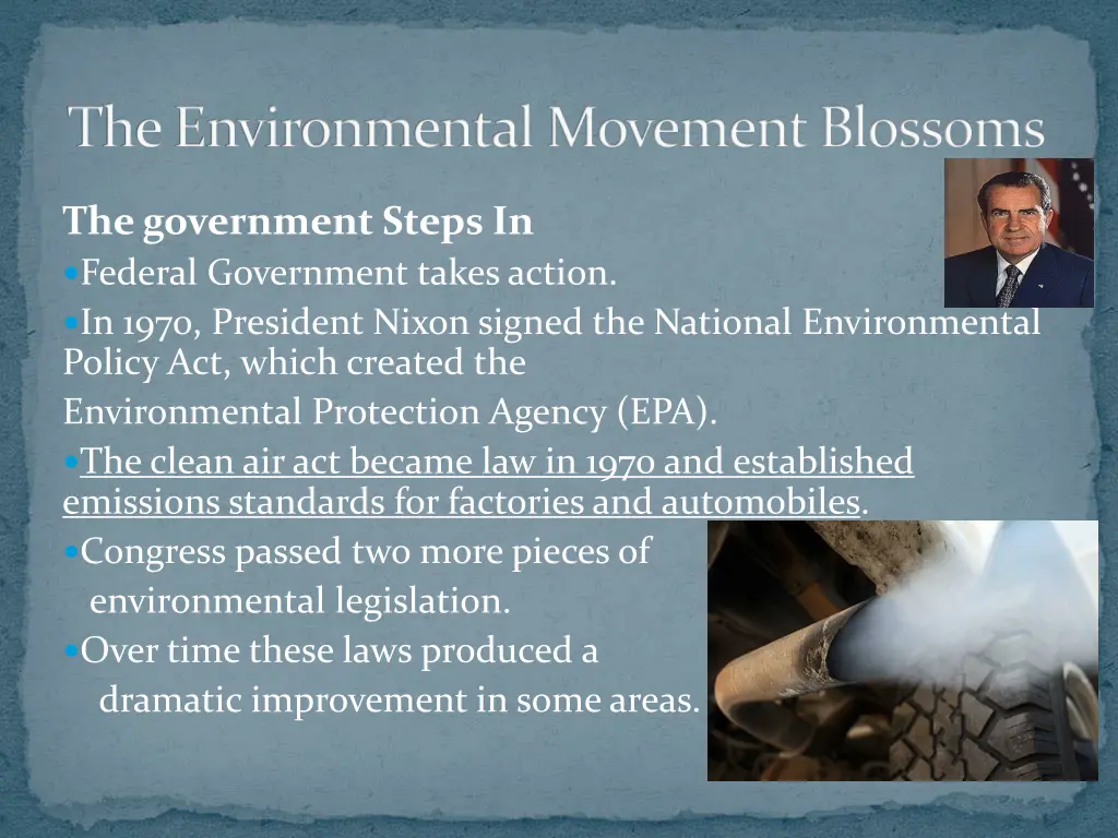 the environmental movement blossoms 1