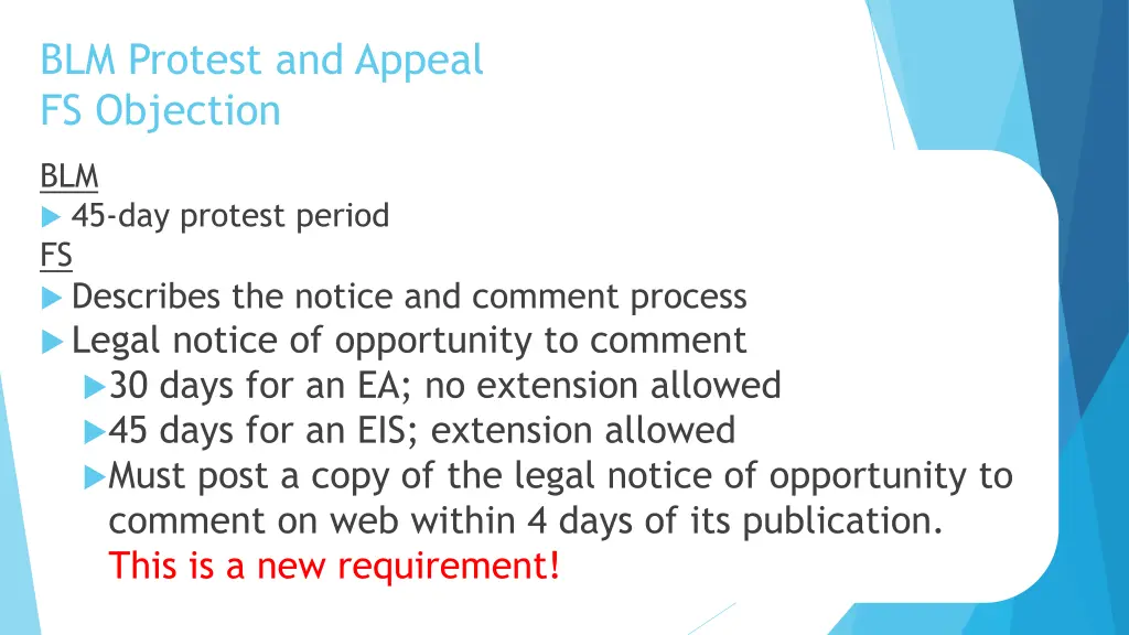 blm protest and appeal fs objection