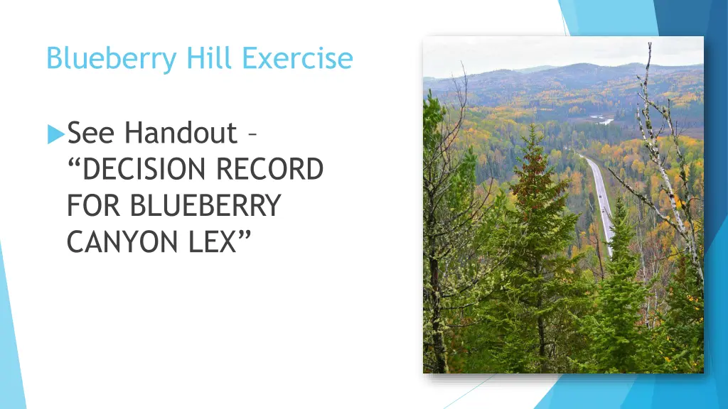 blueberry hill exercise