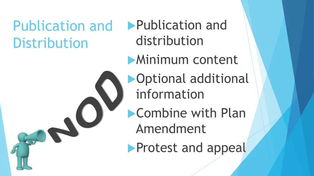 publication and distribution minimum content