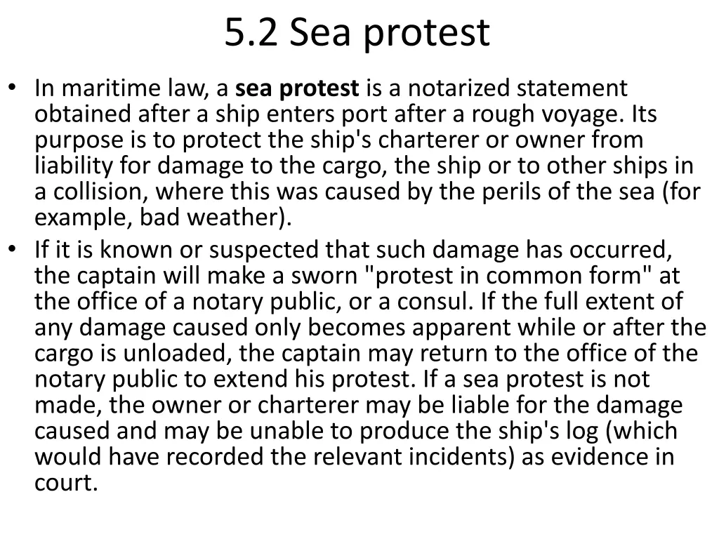 5 2 sea protest