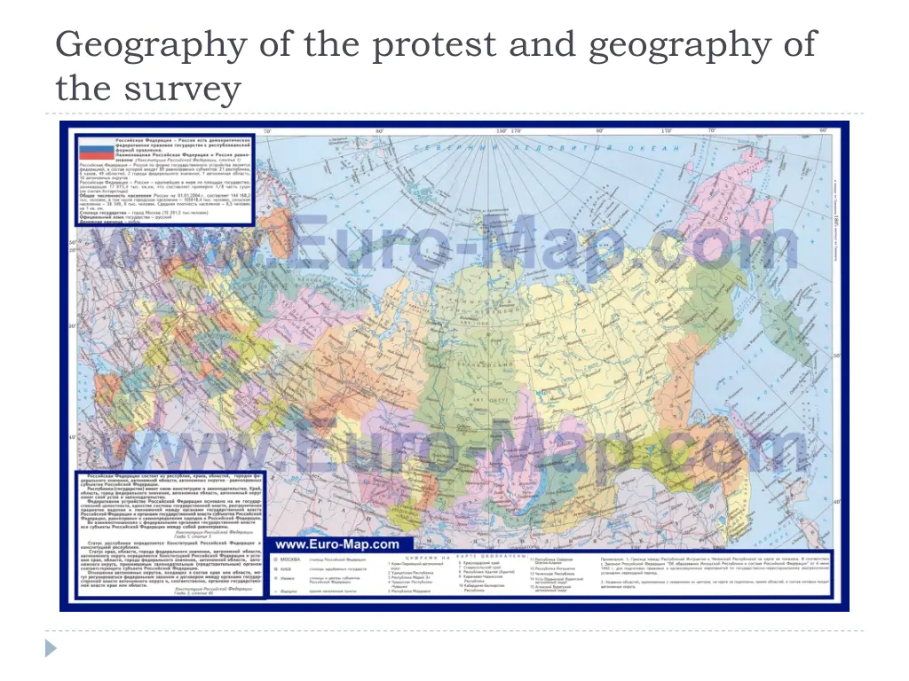 geography of the protest and geography