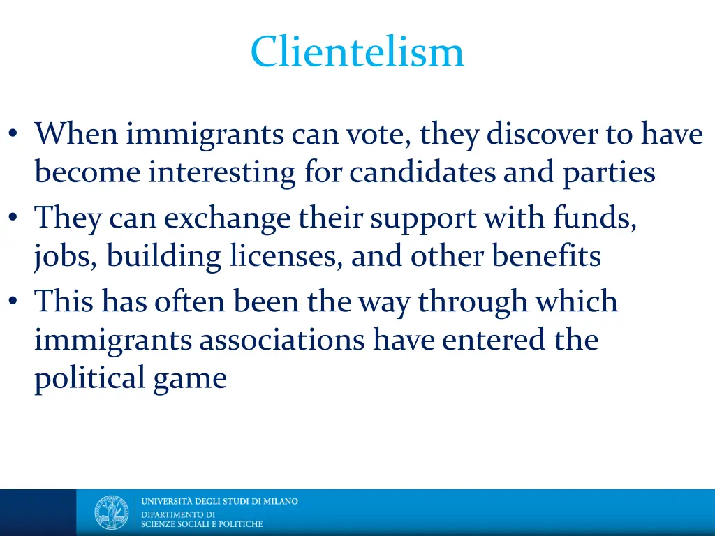 clientelism