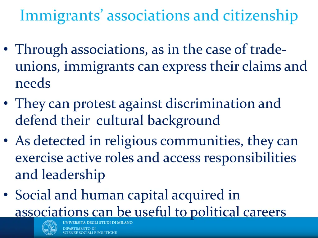 immigrants associations and citizenship