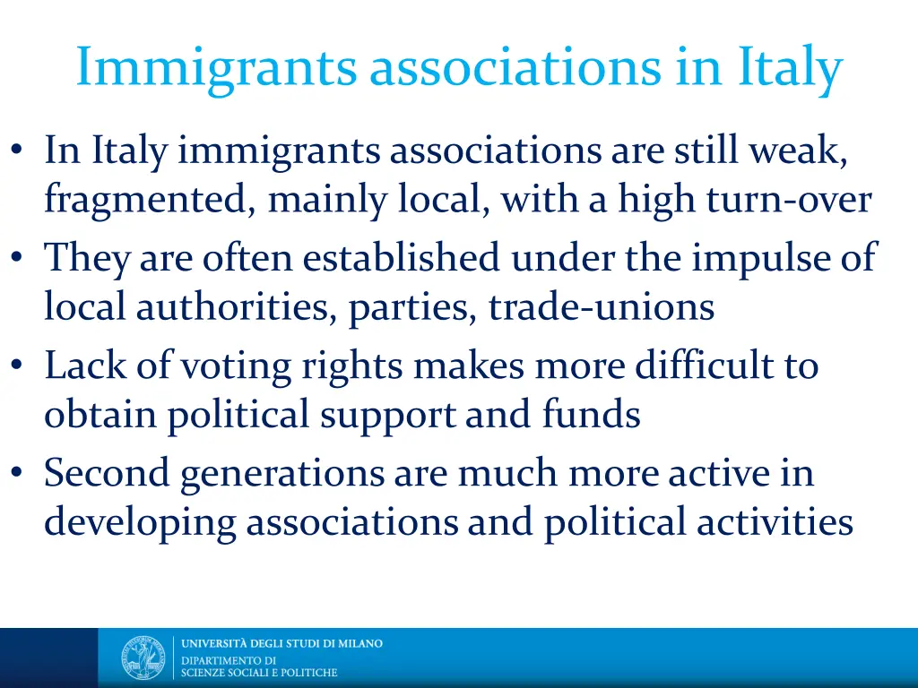 immigrants associations in italy