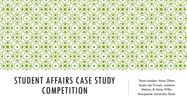 student affairs case study competition