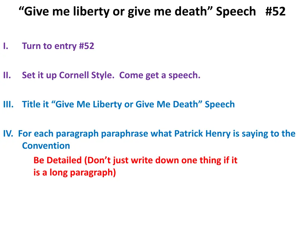 give me liberty or give me death speech 52