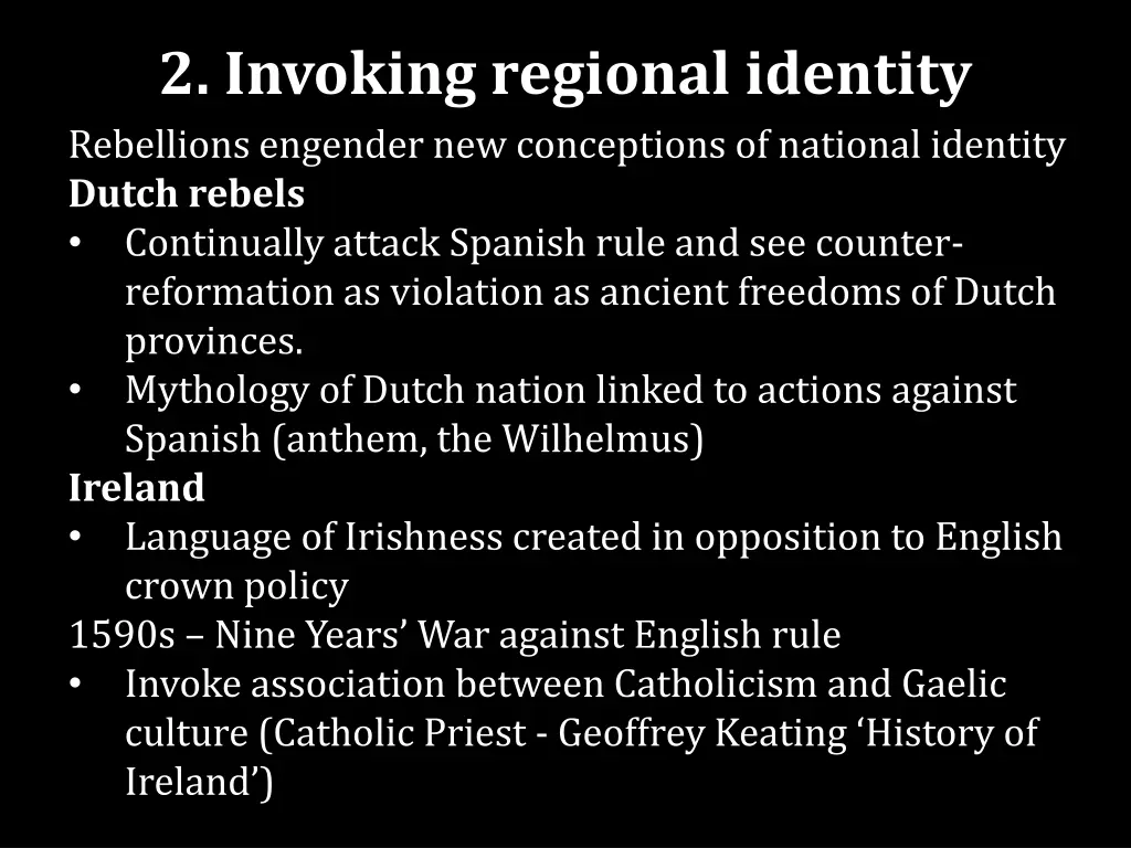 2 invoking regional identity