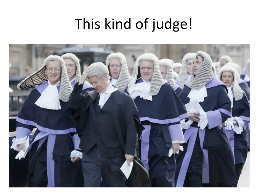 this kind of judge