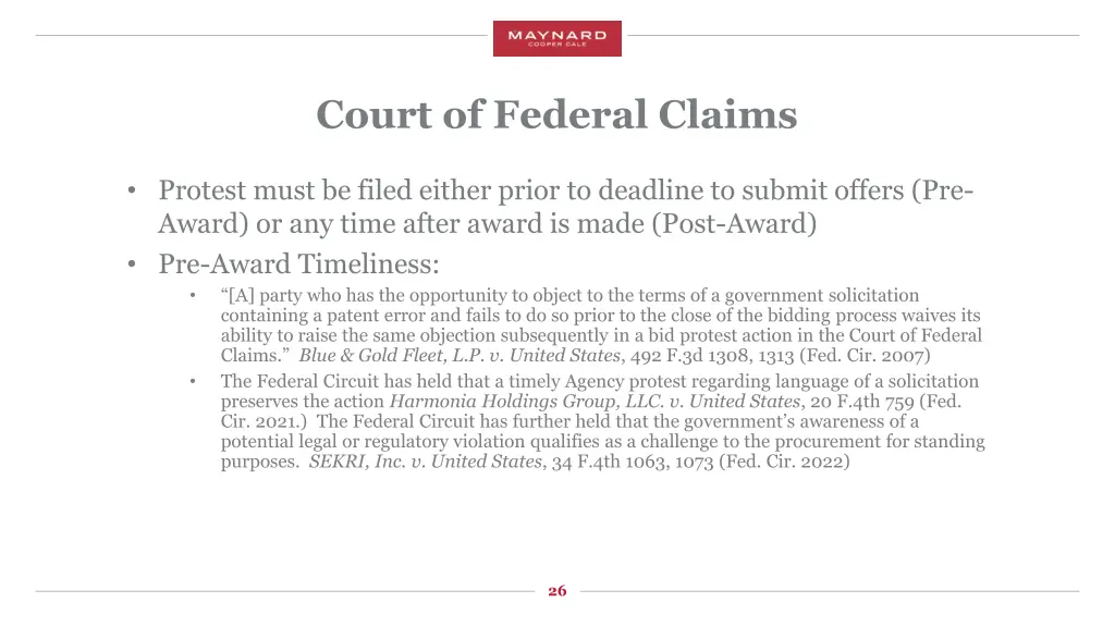 court of federal claims