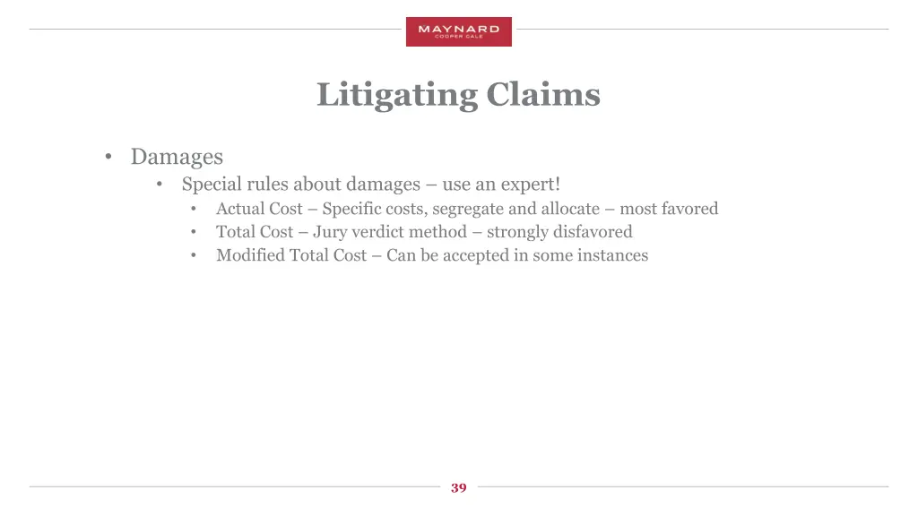 litigating claims 2