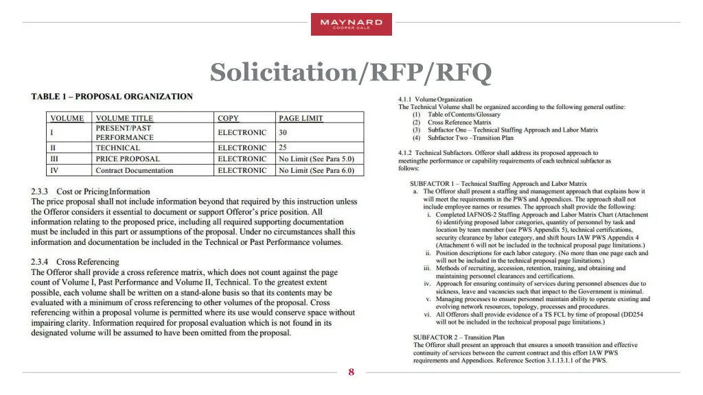 solicitation rfp rfq 2