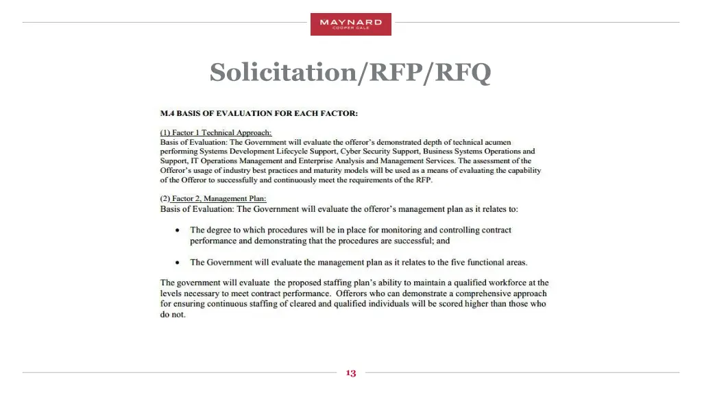 solicitation rfp rfq 7