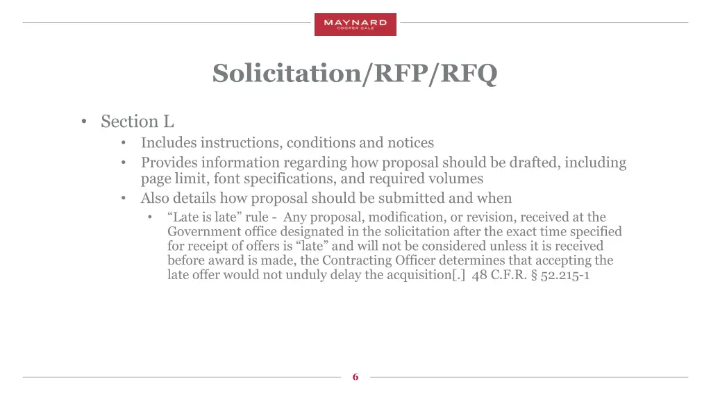 solicitation rfp rfq