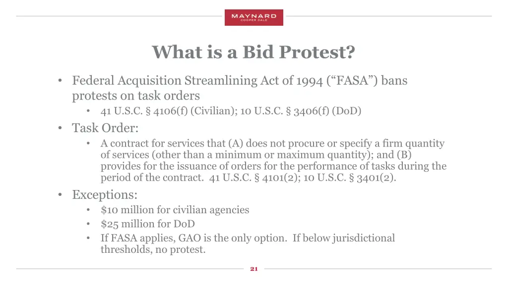 what is a bid protest 2