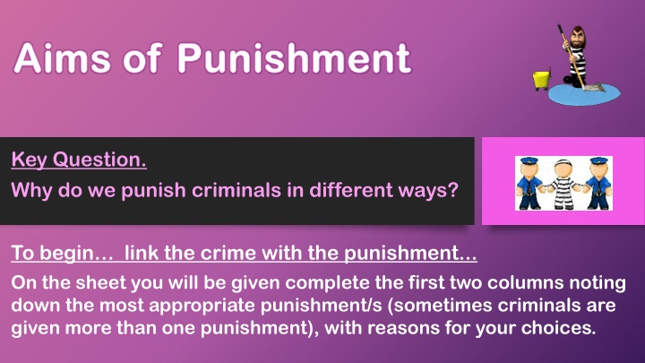 aims of punishment aims of punishment