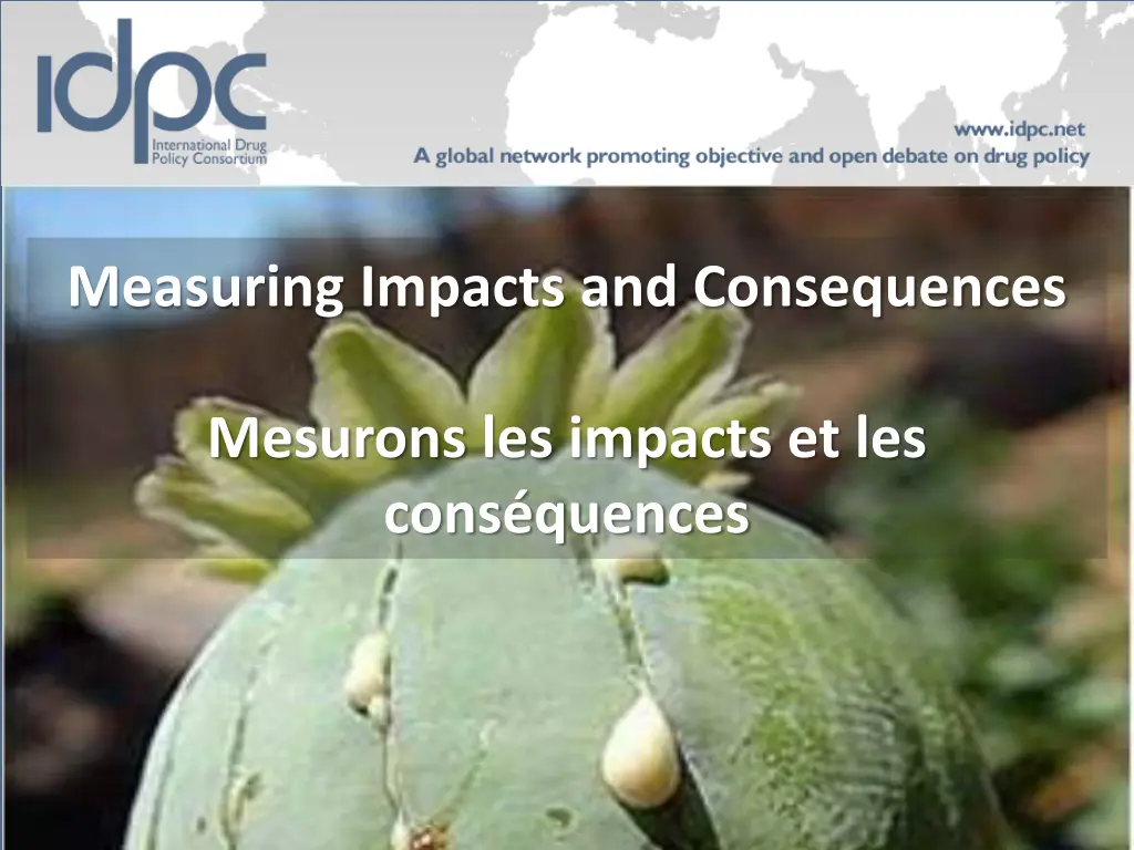 measuring impacts and consequences