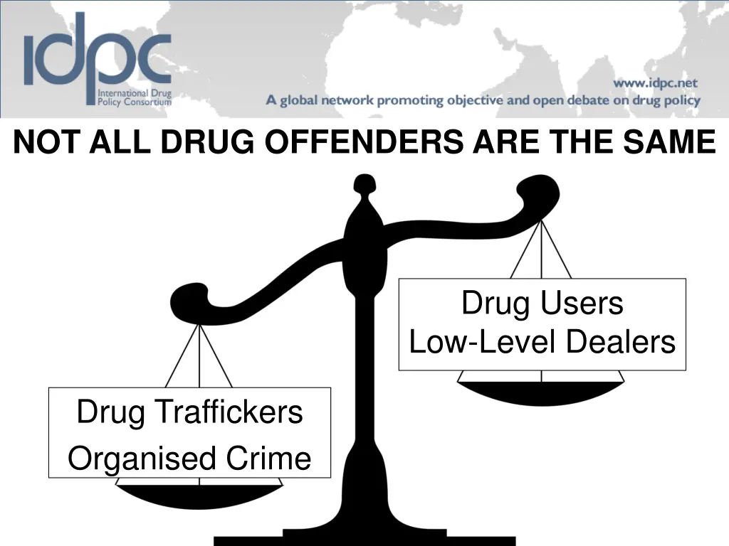 not all drug offenders are the same