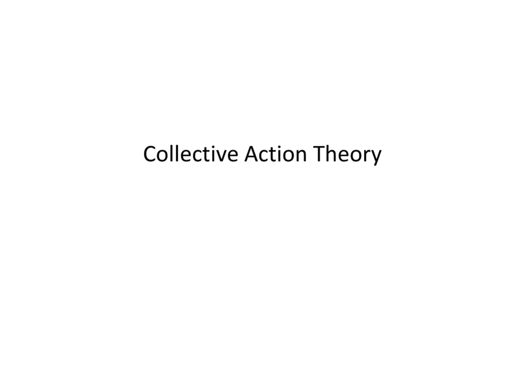 collective action theory