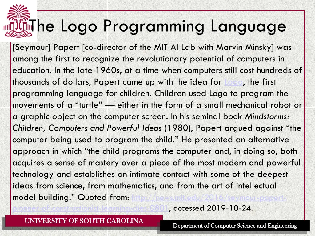 the logo programming language