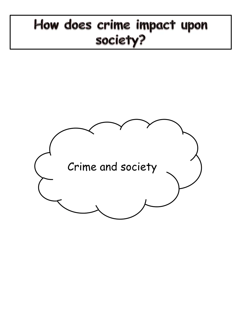 crime and society