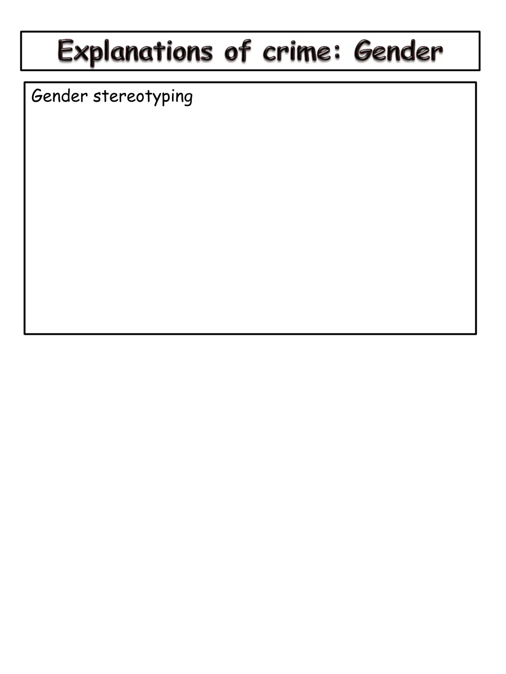 gender stereotyping