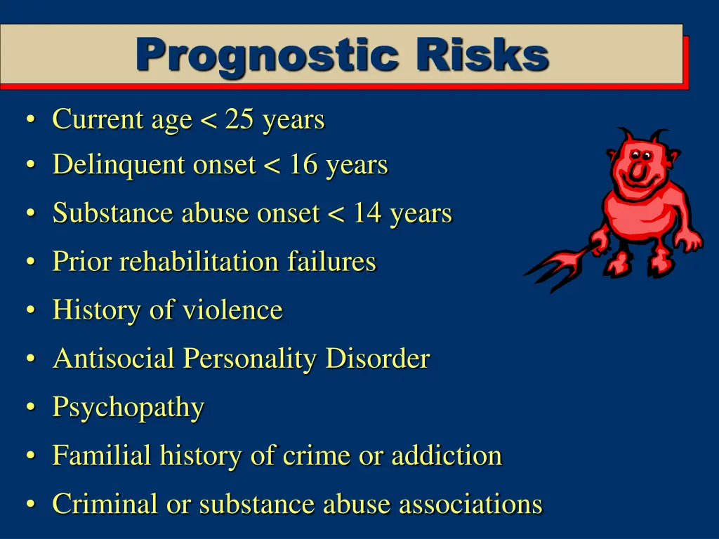 prognostic risks