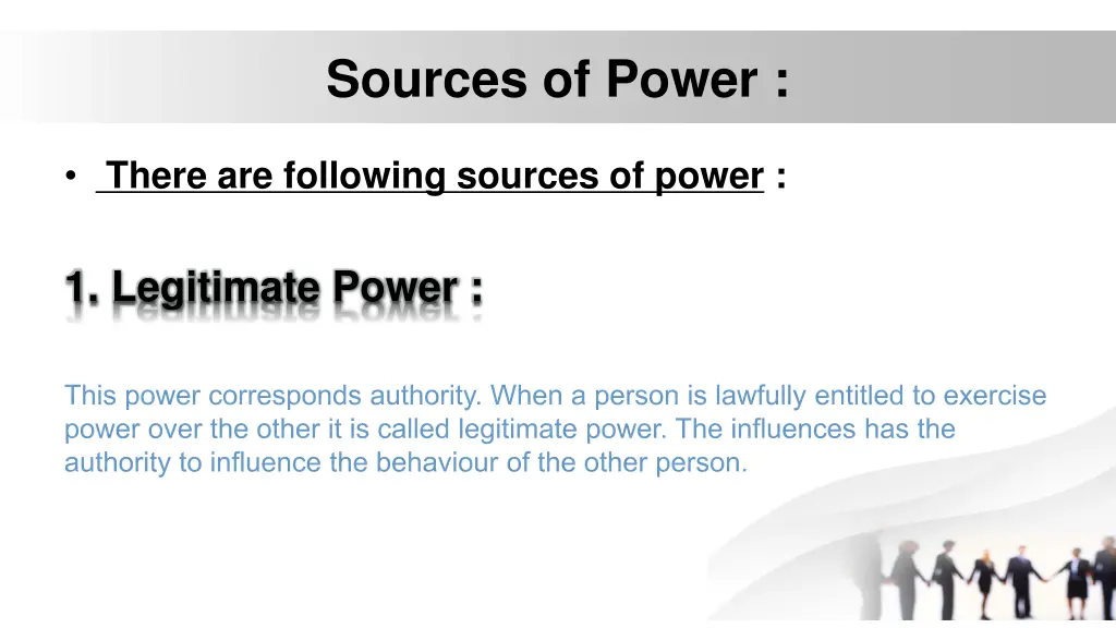 sources of power