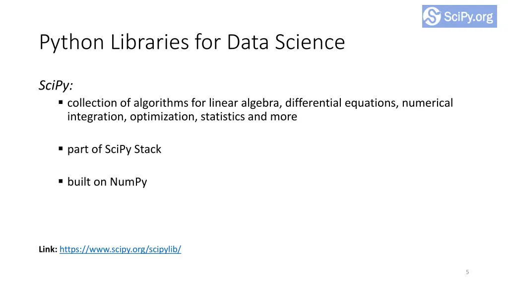 python libraries for data science 2