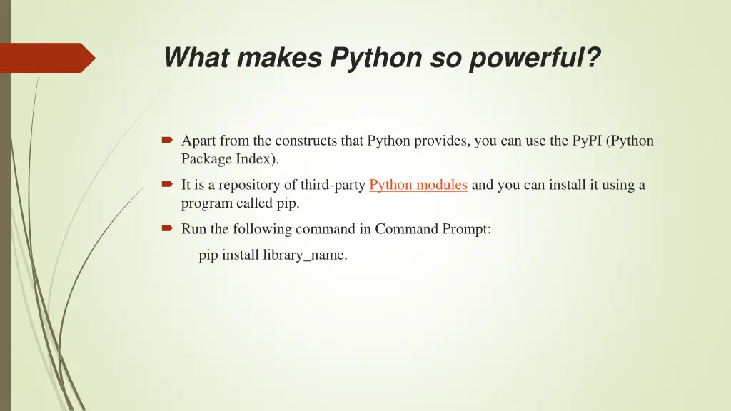 what makes python so powerful